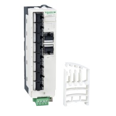 Schneider LU9GC3 Modbus splitter block - 10 RJ45 and 1 screw terminal block,LU9GC3