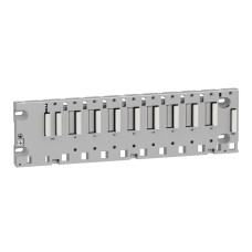 Schneider BMXXBP0800 Rack M340 - 8 slots - panel, plate or DIN rail mounting