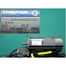 Sanyo Denki Q2AA04006DCS23 Servo Motor,